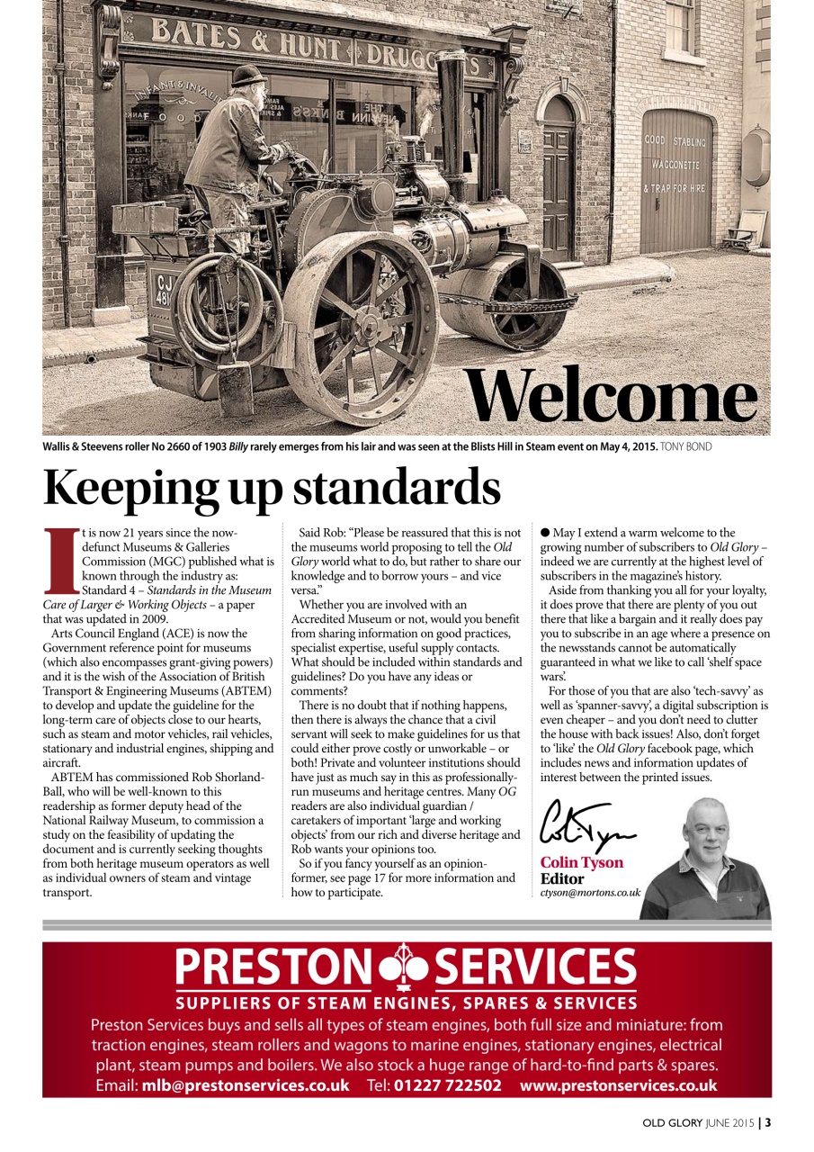 Old Glory Magazine Preview Pages