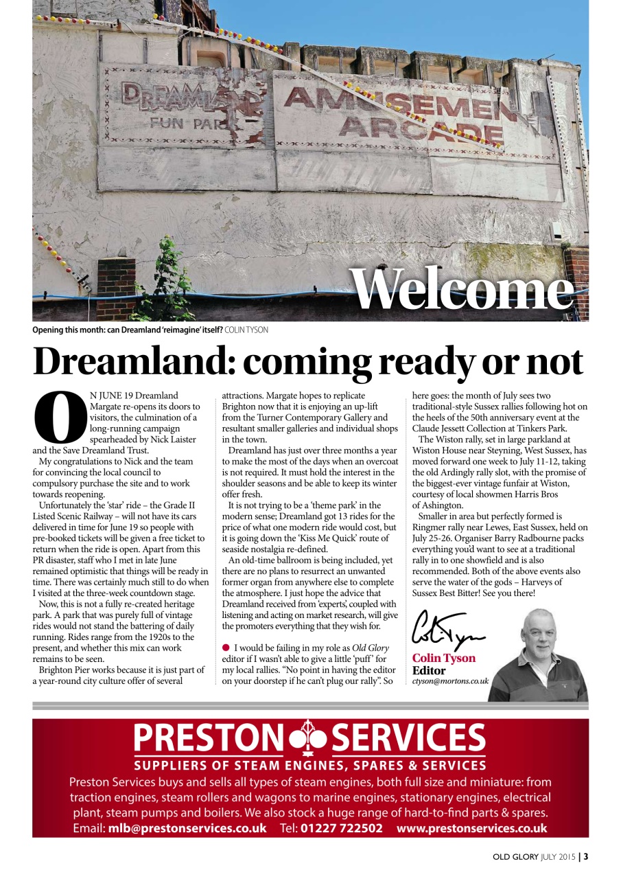 Old Glory Magazine Preview Pages