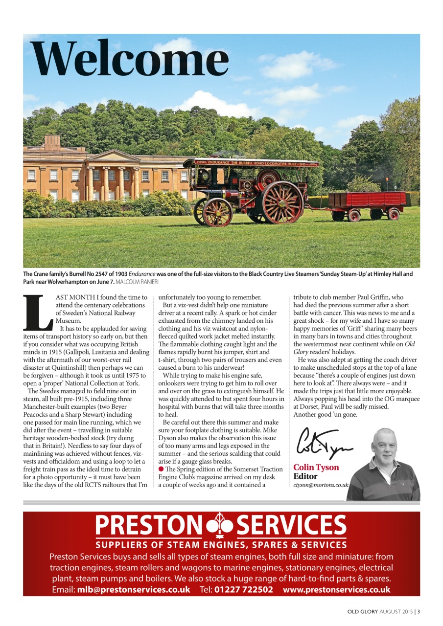 Old Glory Magazine Preview Pages