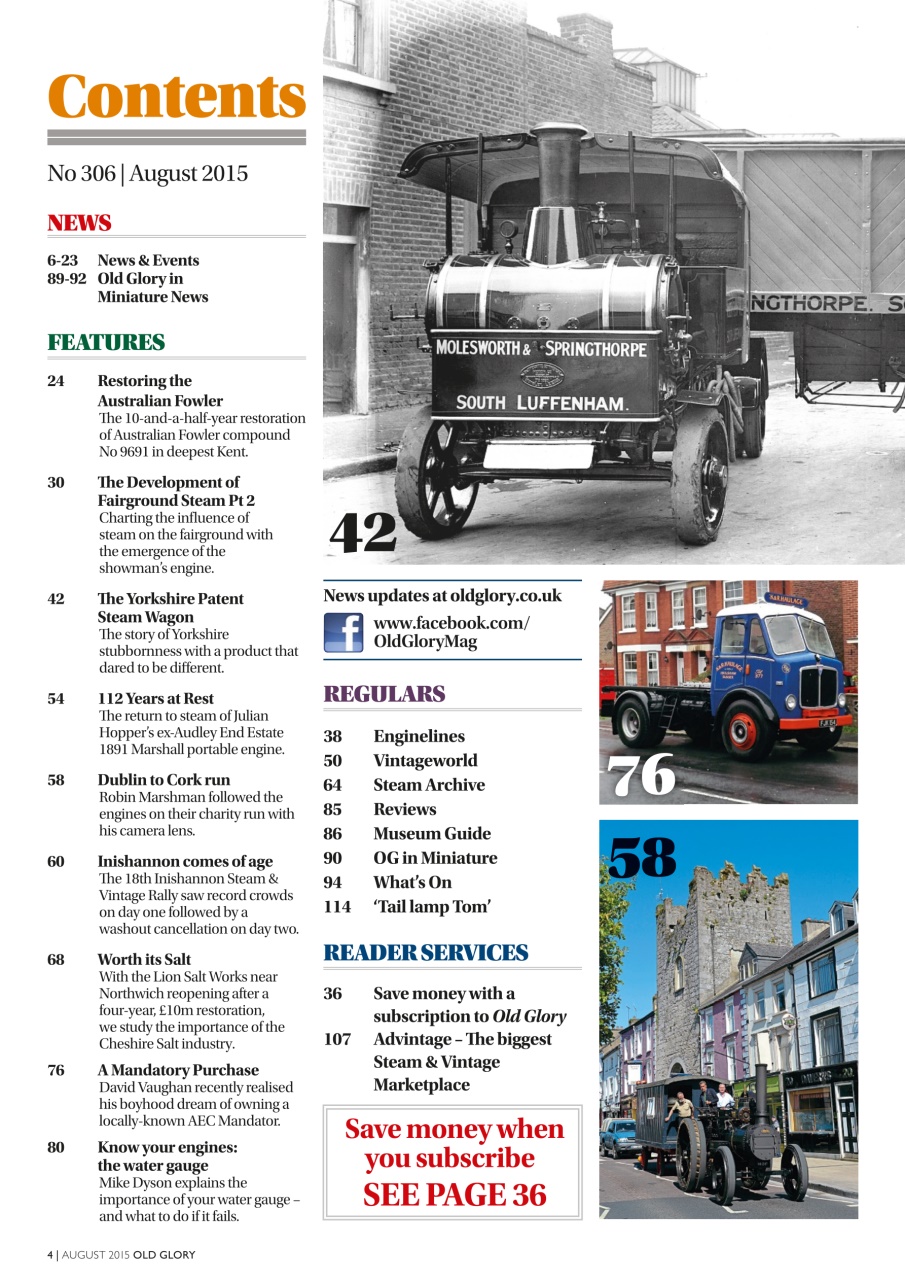 Old Glory Magazine Preview Pages