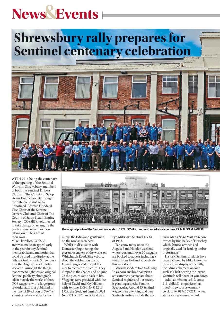 Old Glory Magazine Preview Pages