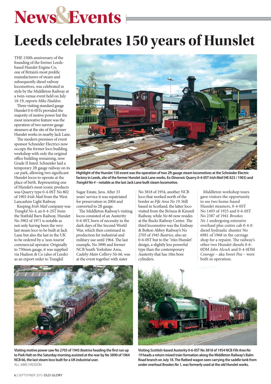 Old Glory Magazine Preview Pages