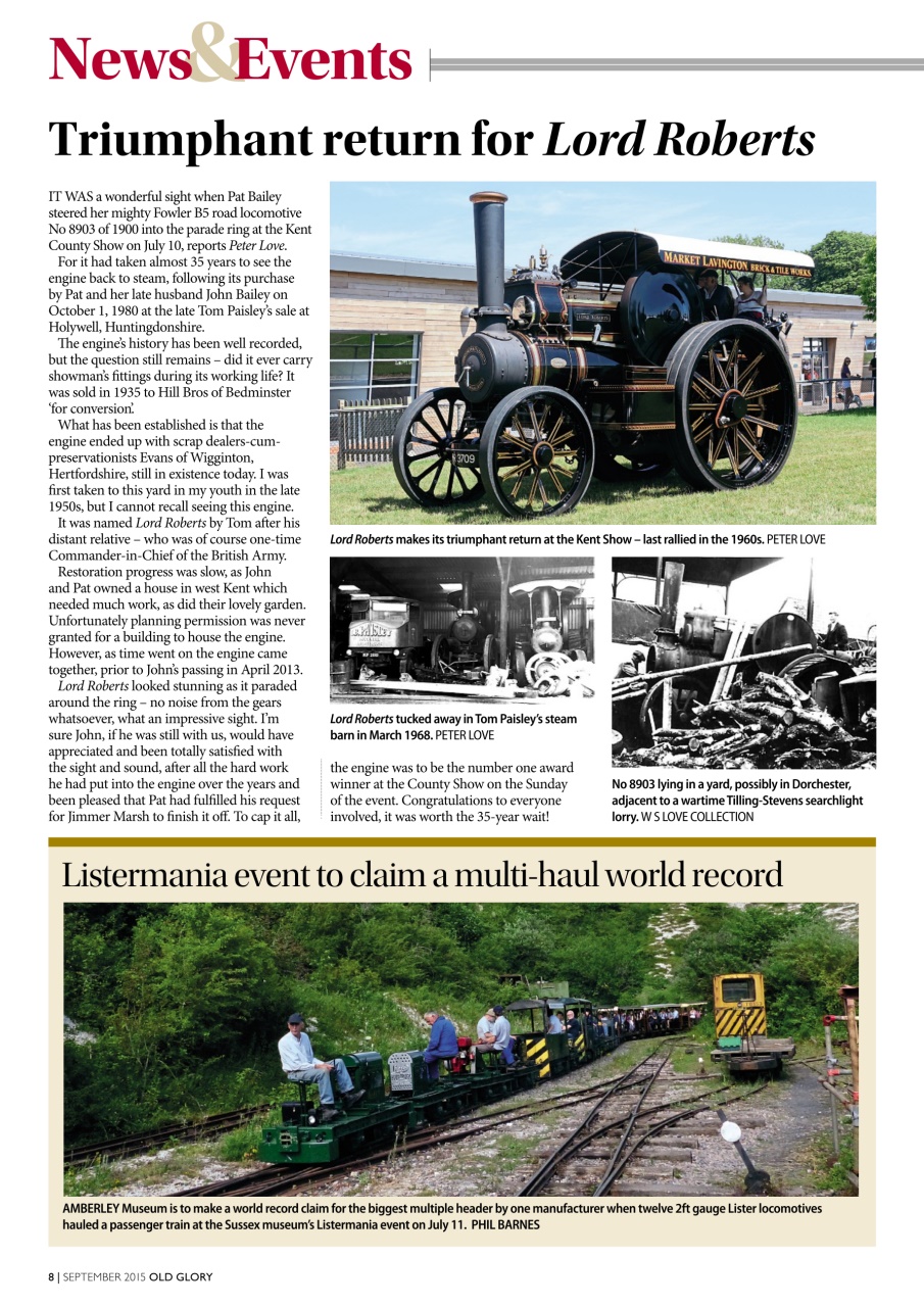 Old Glory Magazine Preview Pages