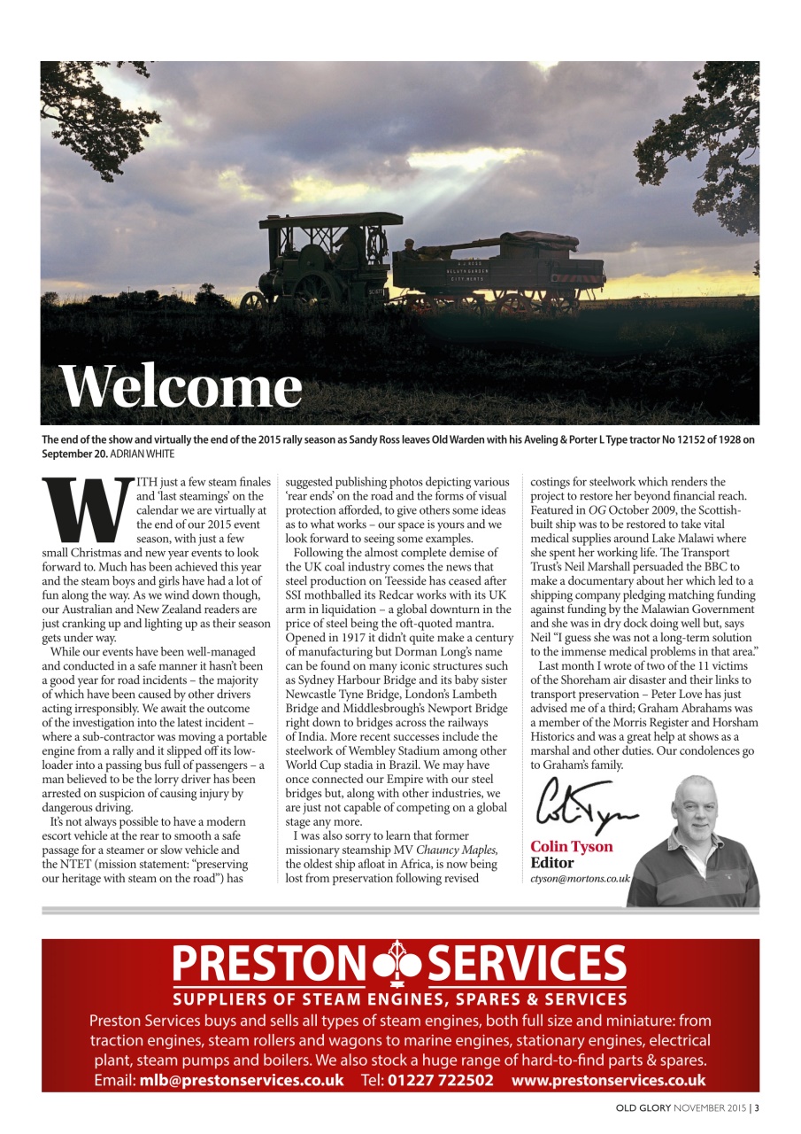 Old Glory Magazine Preview Pages