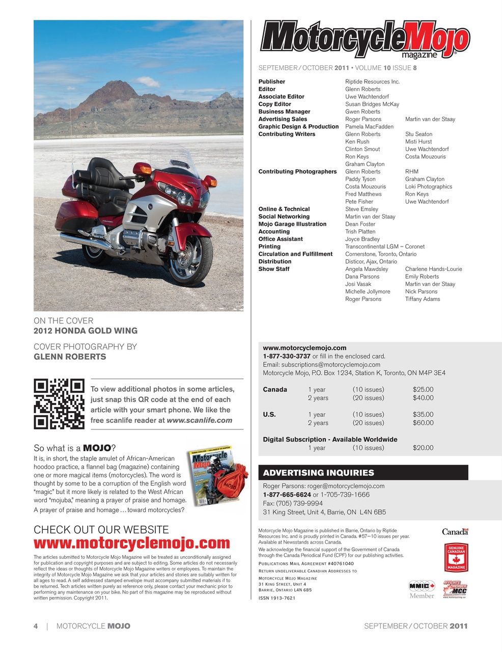 Motorcycle Mojo Preview Pages