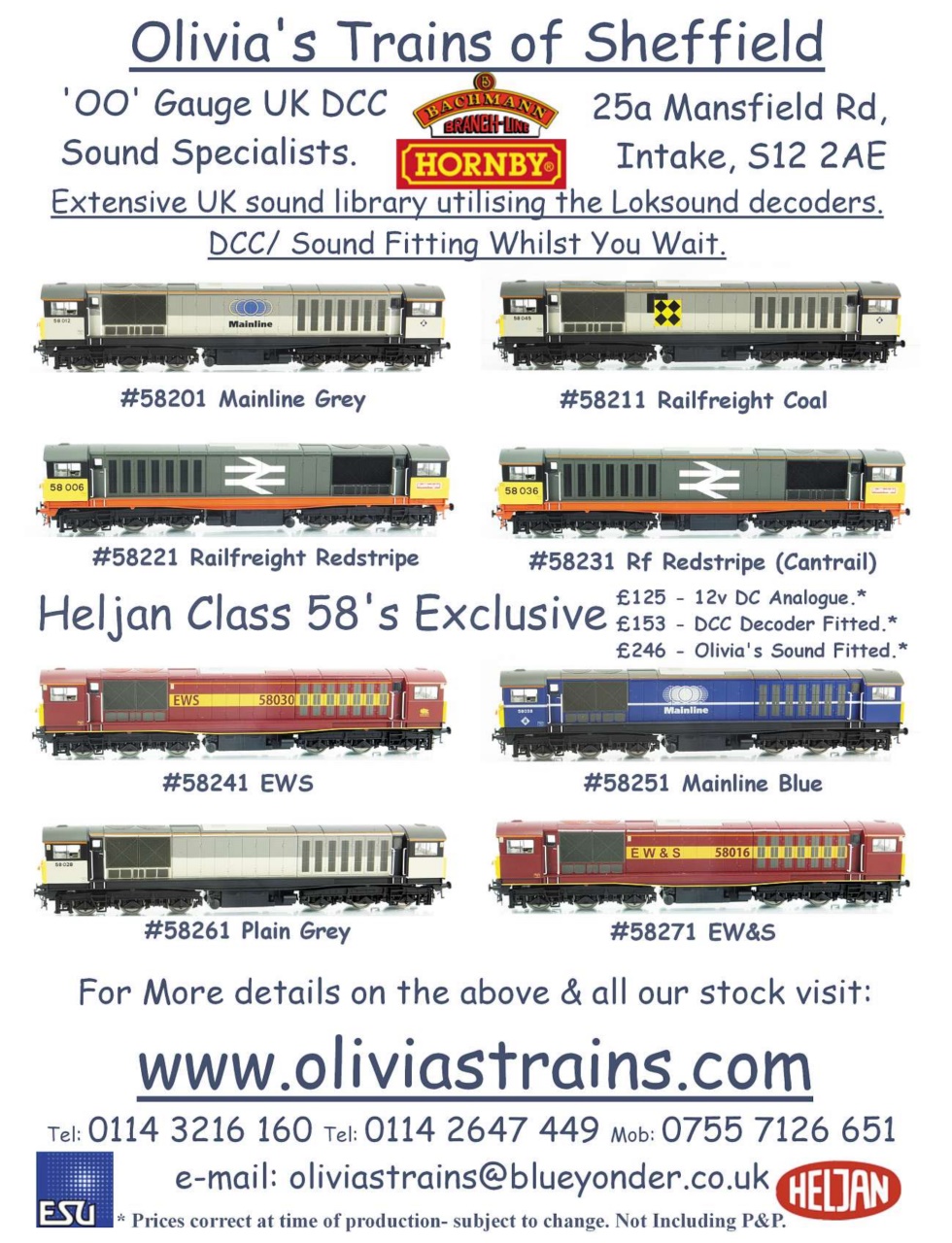 Rail Express Preview Pages