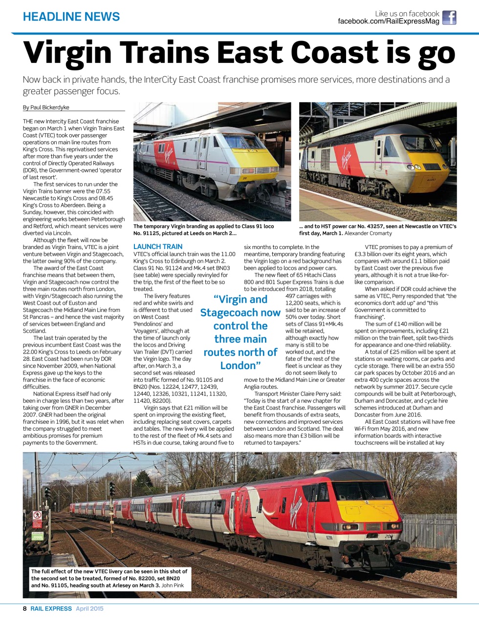 Rail Express Preview Pages