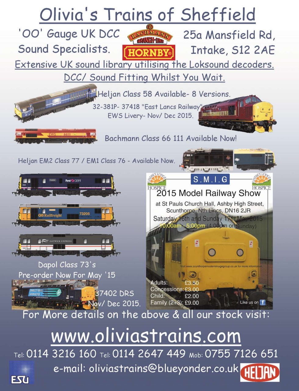 Rail Express Preview Pages