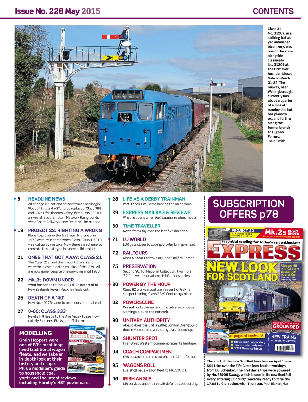 Rail Express Preview Pages
