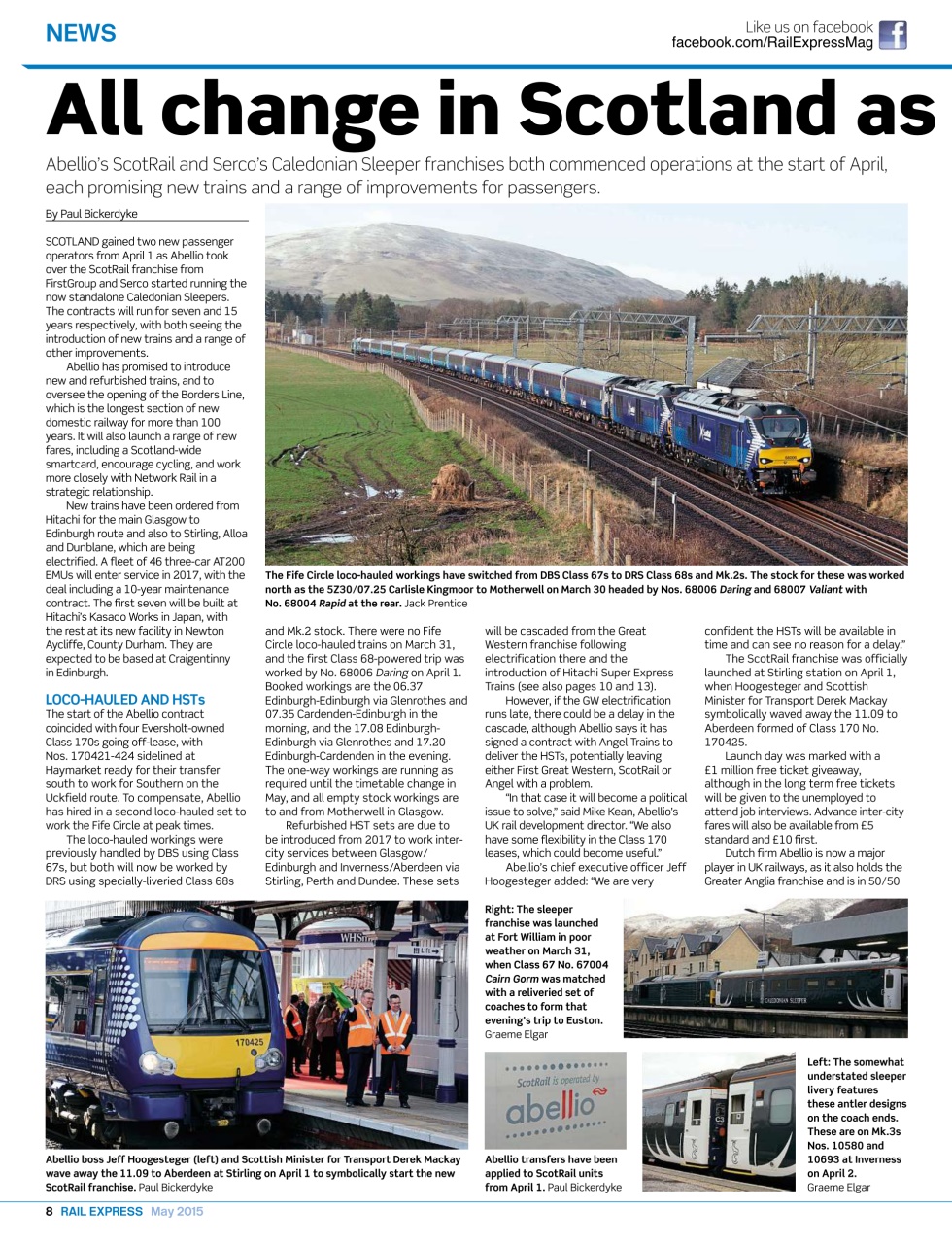 Rail Express Preview Pages