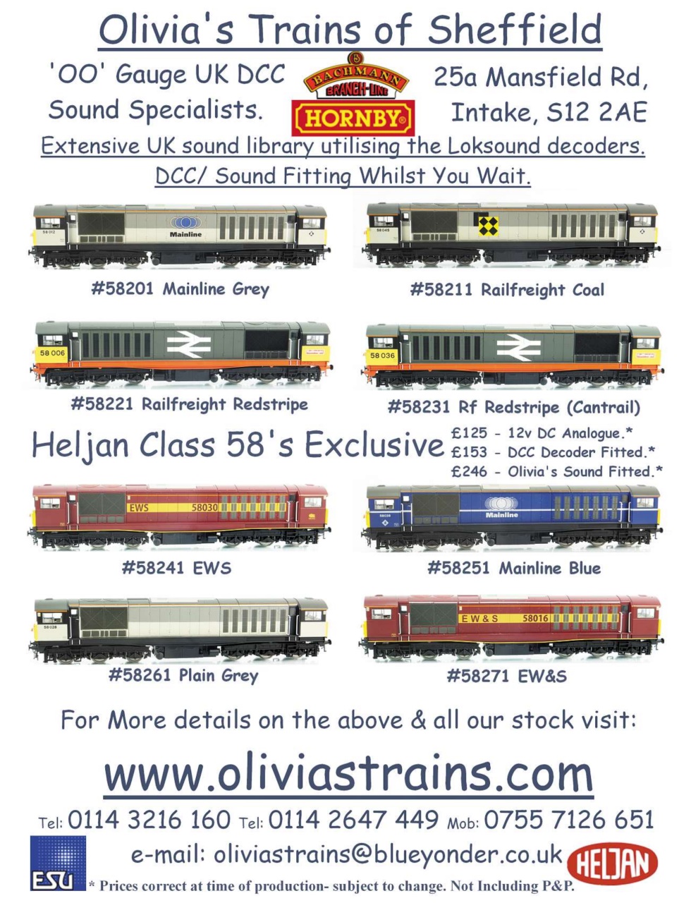 Rail Express Preview Pages