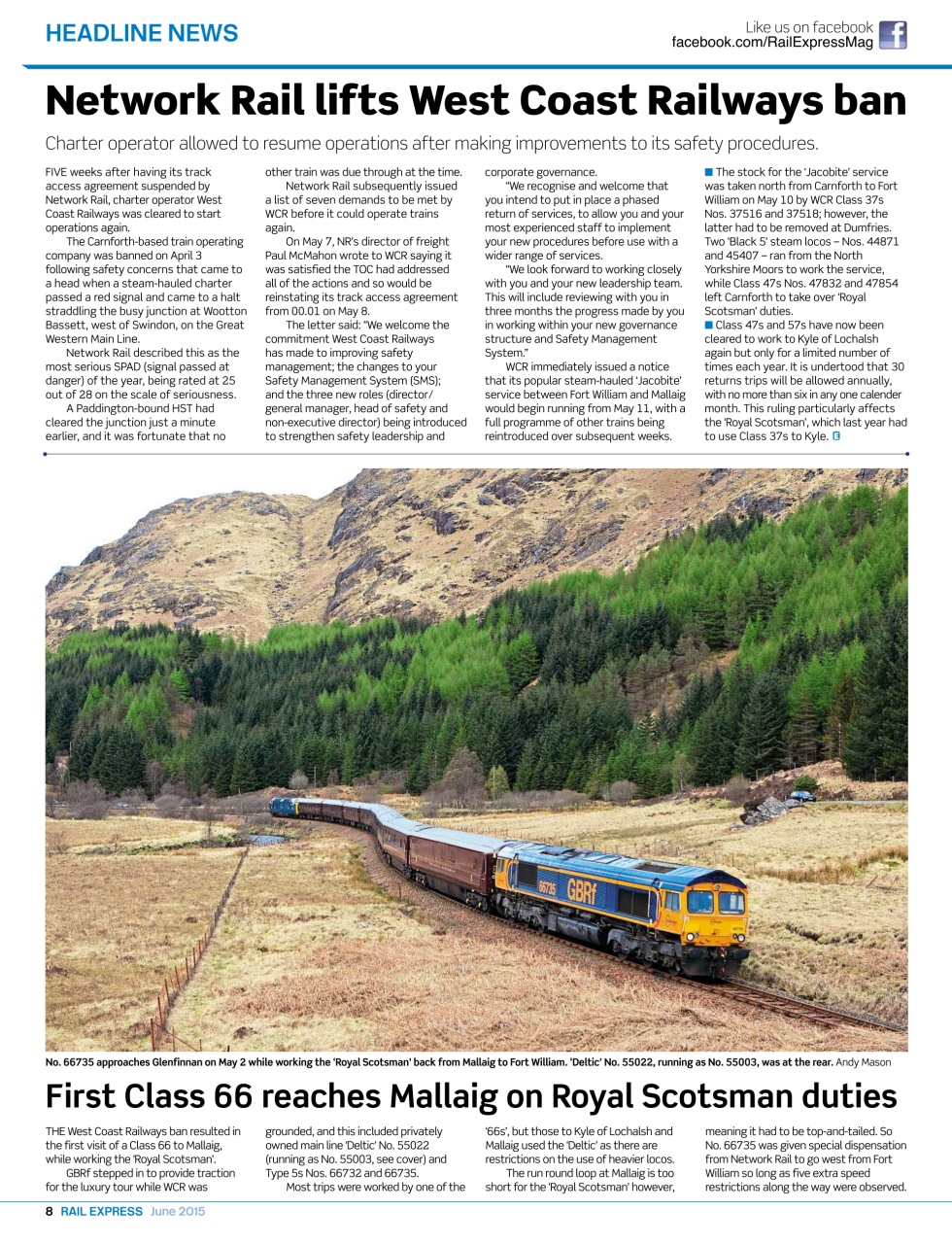Rail Express Preview Pages