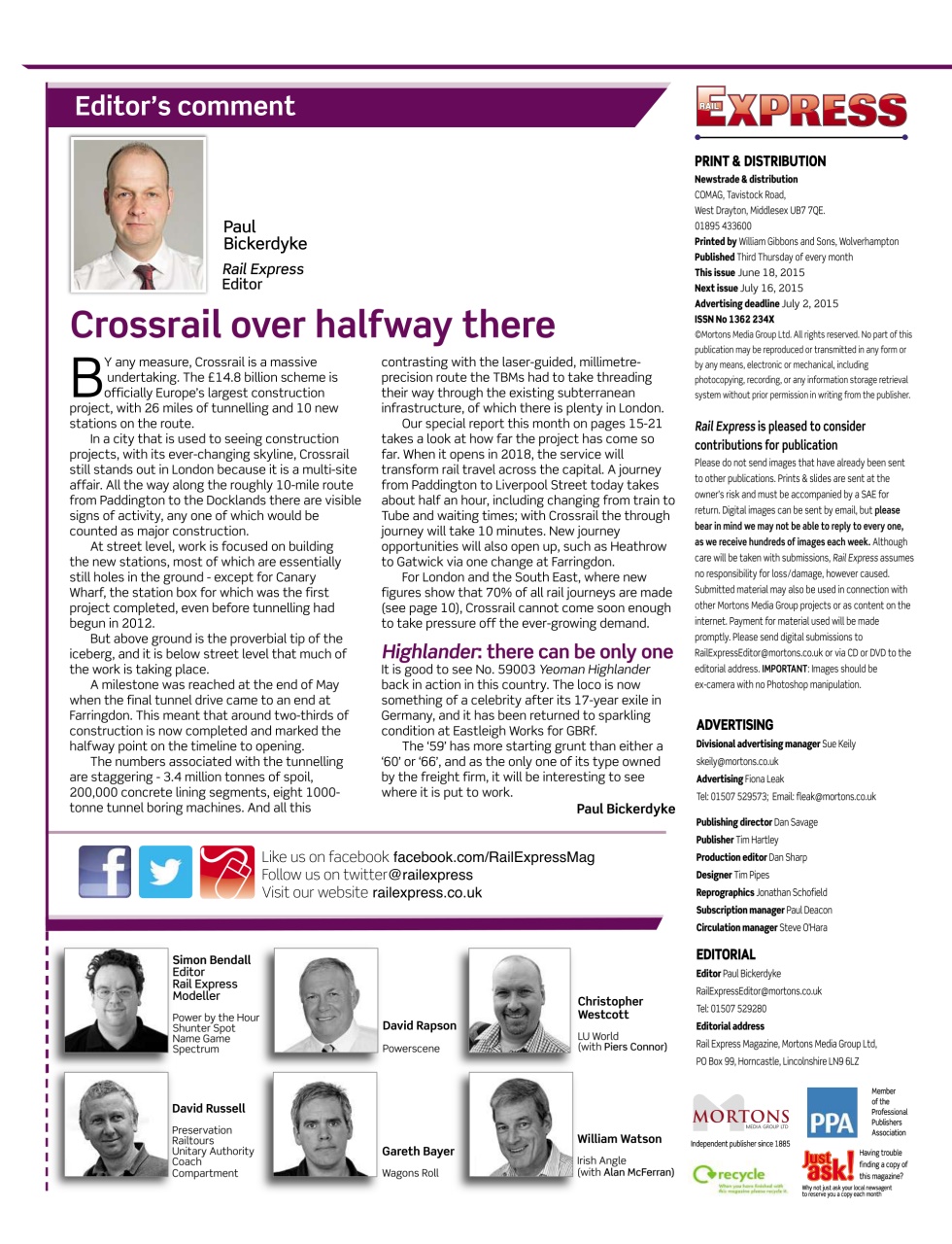 Rail Express Preview Pages