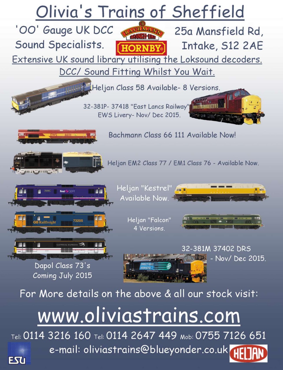 Rail Express Preview Pages