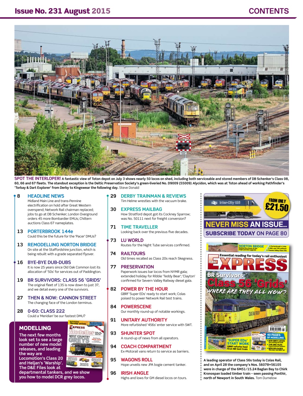 Rail Express Preview Pages