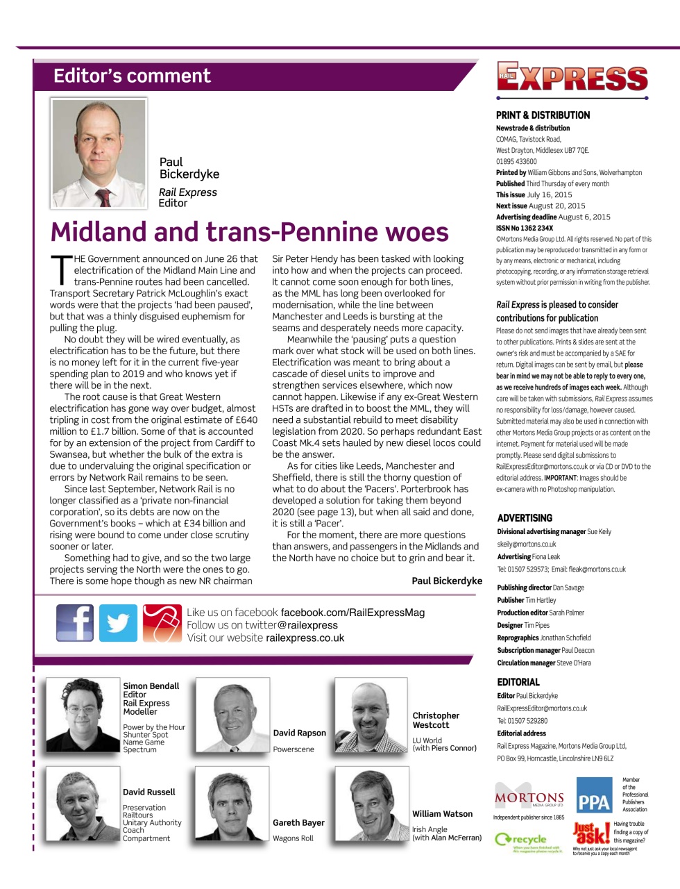 Rail Express Preview Pages