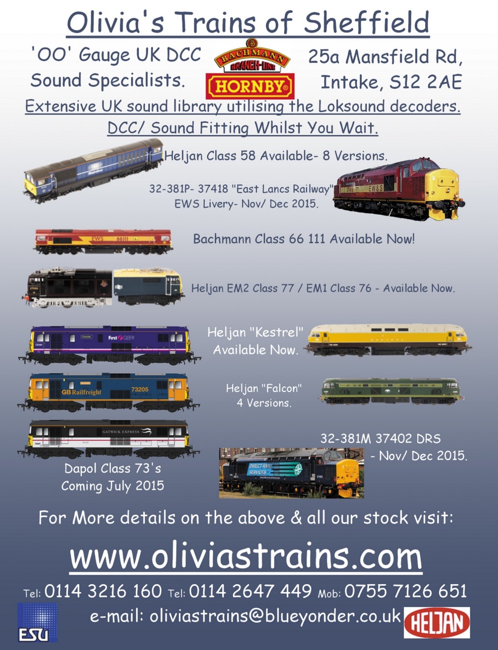 Rail Express Preview Pages