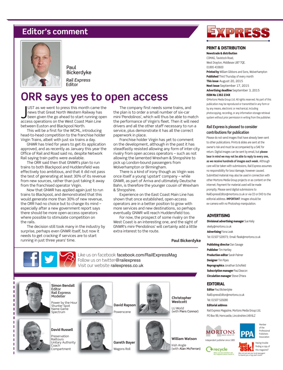 Rail Express Preview Pages