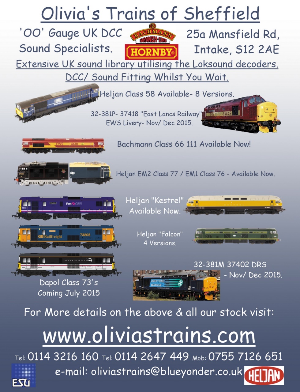 Rail Express Preview Pages