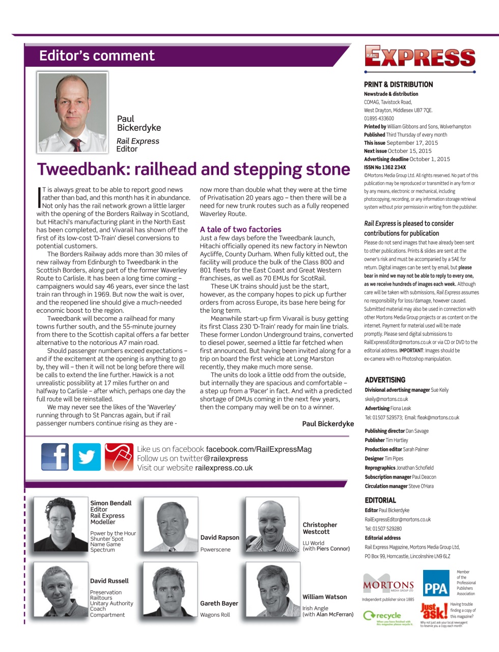 Rail Express Preview Pages