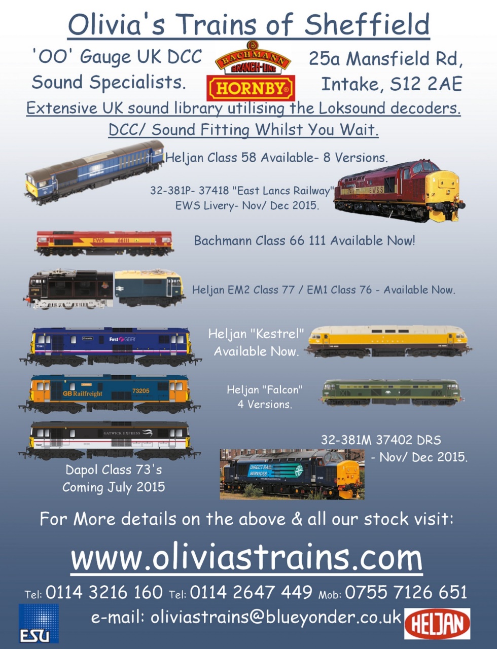 Rail Express Preview Pages