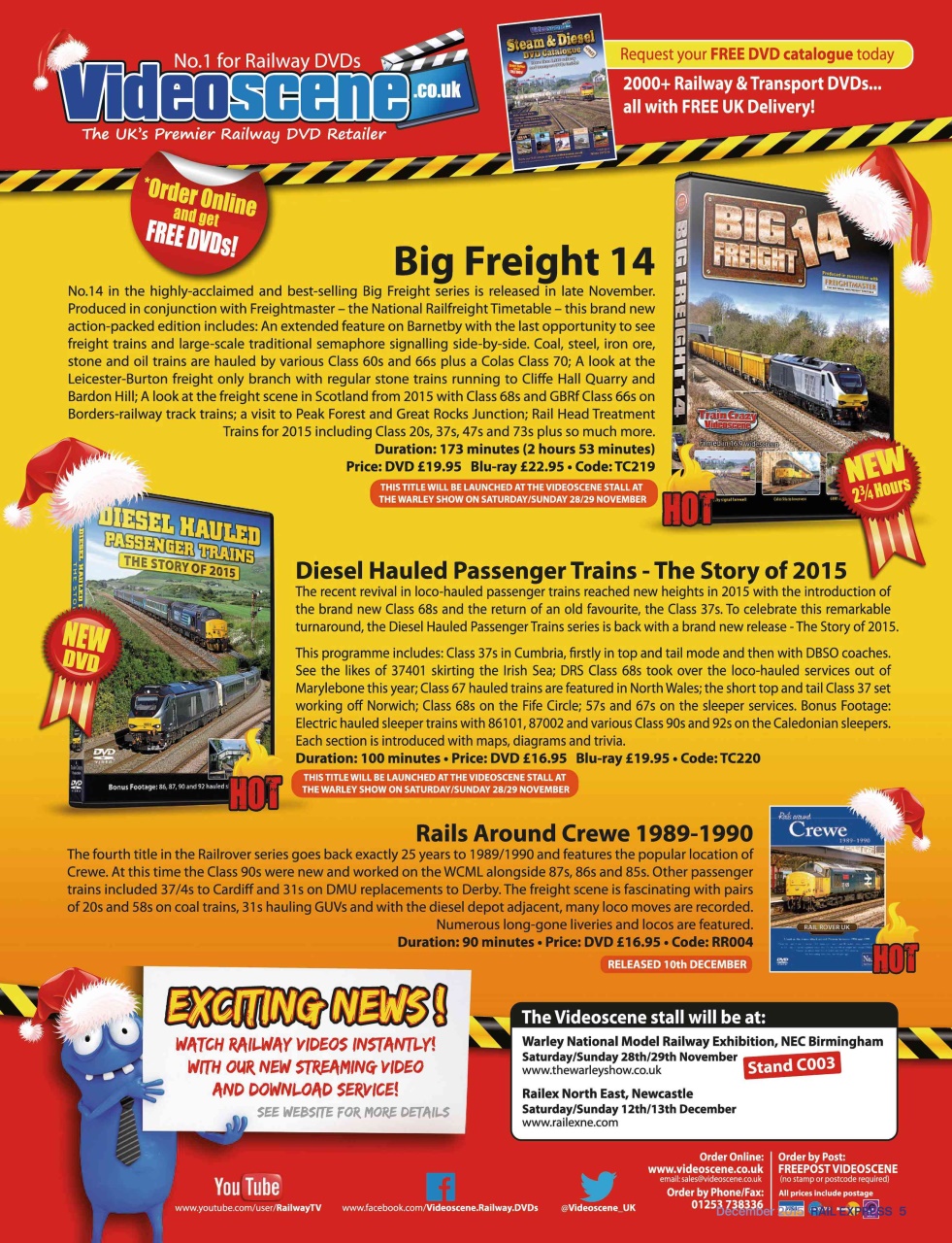 Rail Express Preview Pages