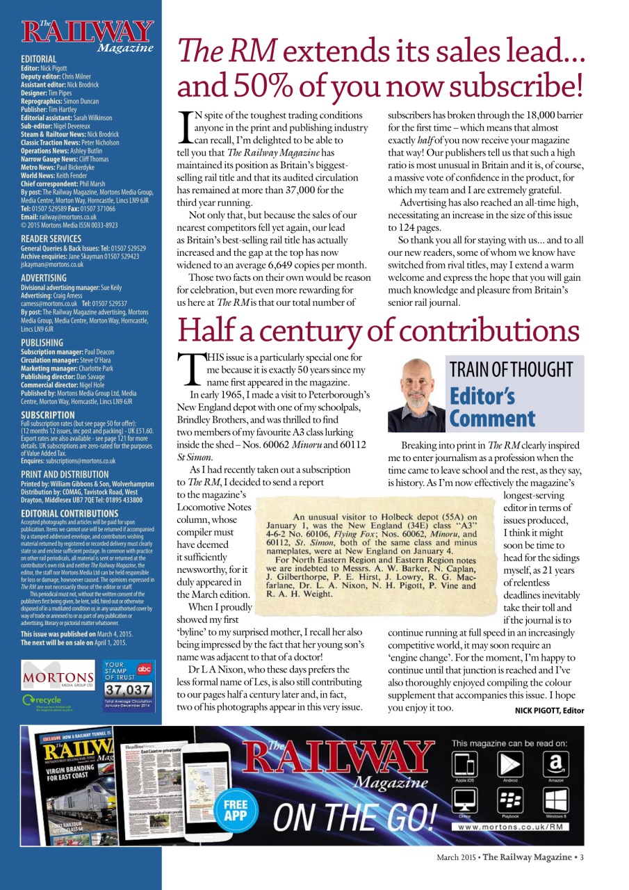 Railway Magazine Preview Pages