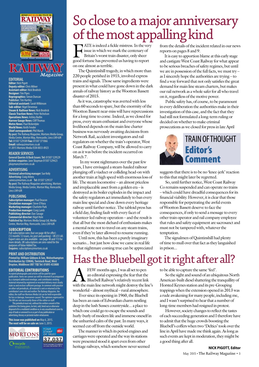 Railway Magazine Preview Pages