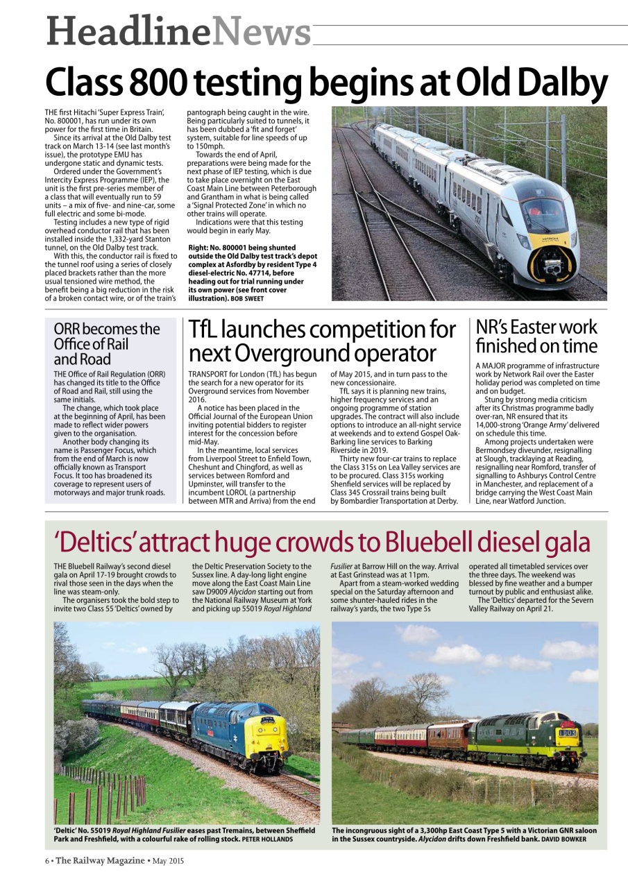 Railway Magazine Preview Pages