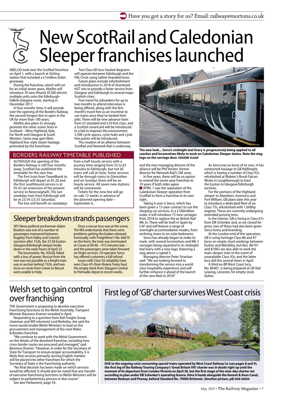 Railway Magazine Preview Pages