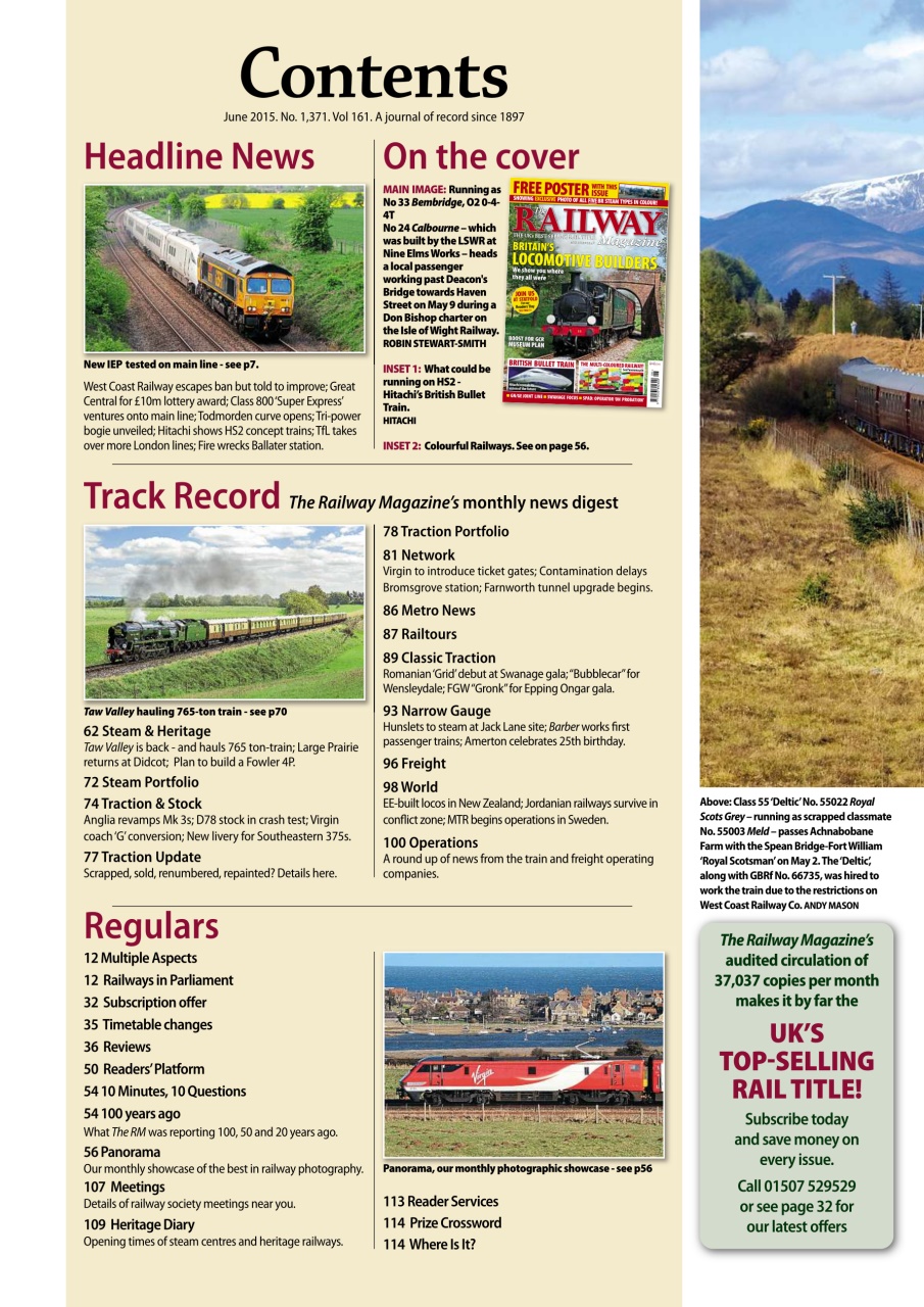 Railway Magazine Preview Pages