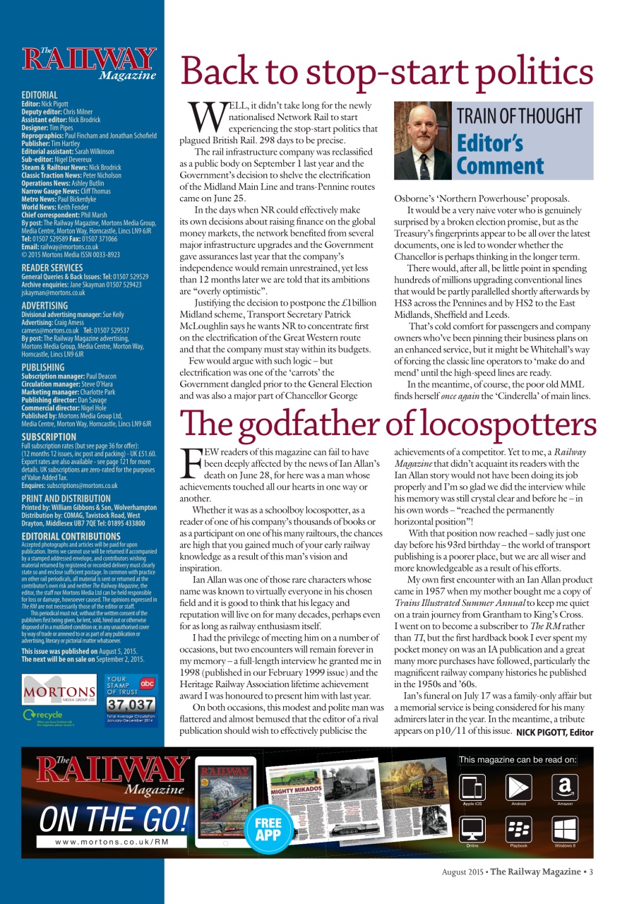 Railway Magazine Preview Pages