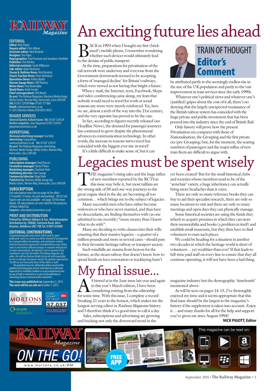 Railway Magazine Preview Pages