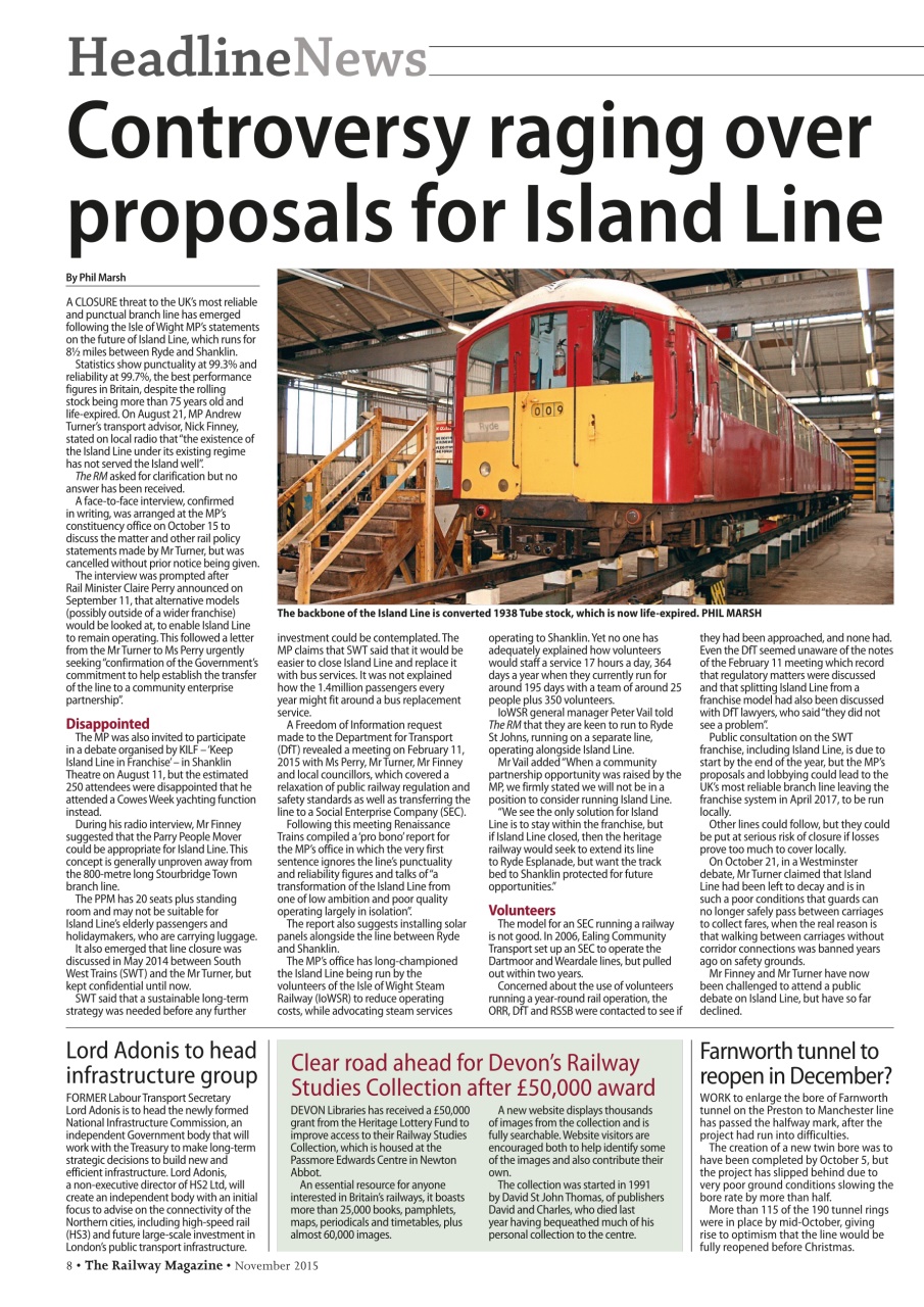 Railway Magazine Preview Pages