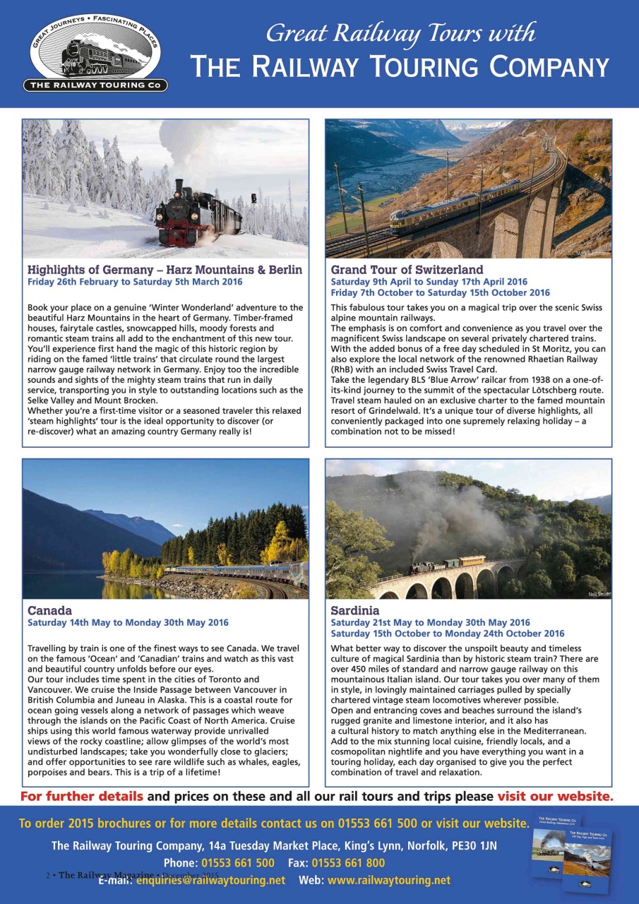 Railway Magazine Preview Pages