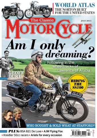 The Classic MotorCycle issue July 2015