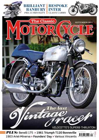 The Classic MotorCycle issue September 2015
