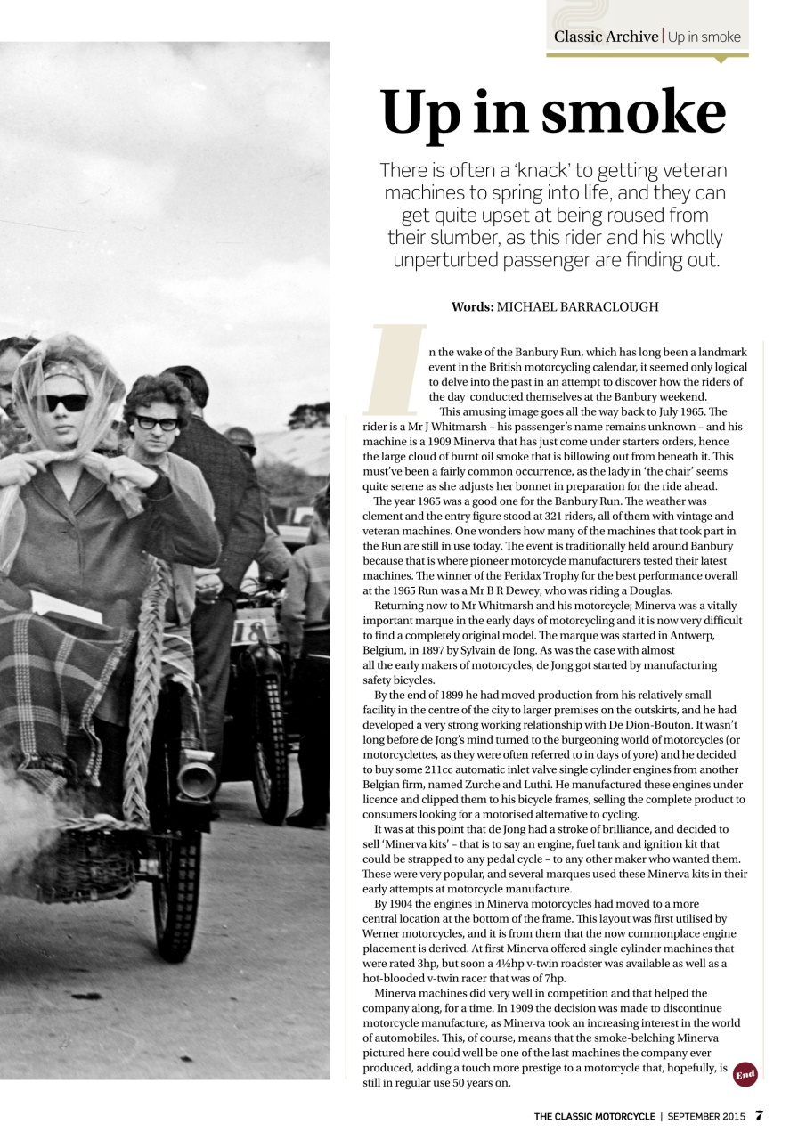 The Classic MotorCycle Preview Pages