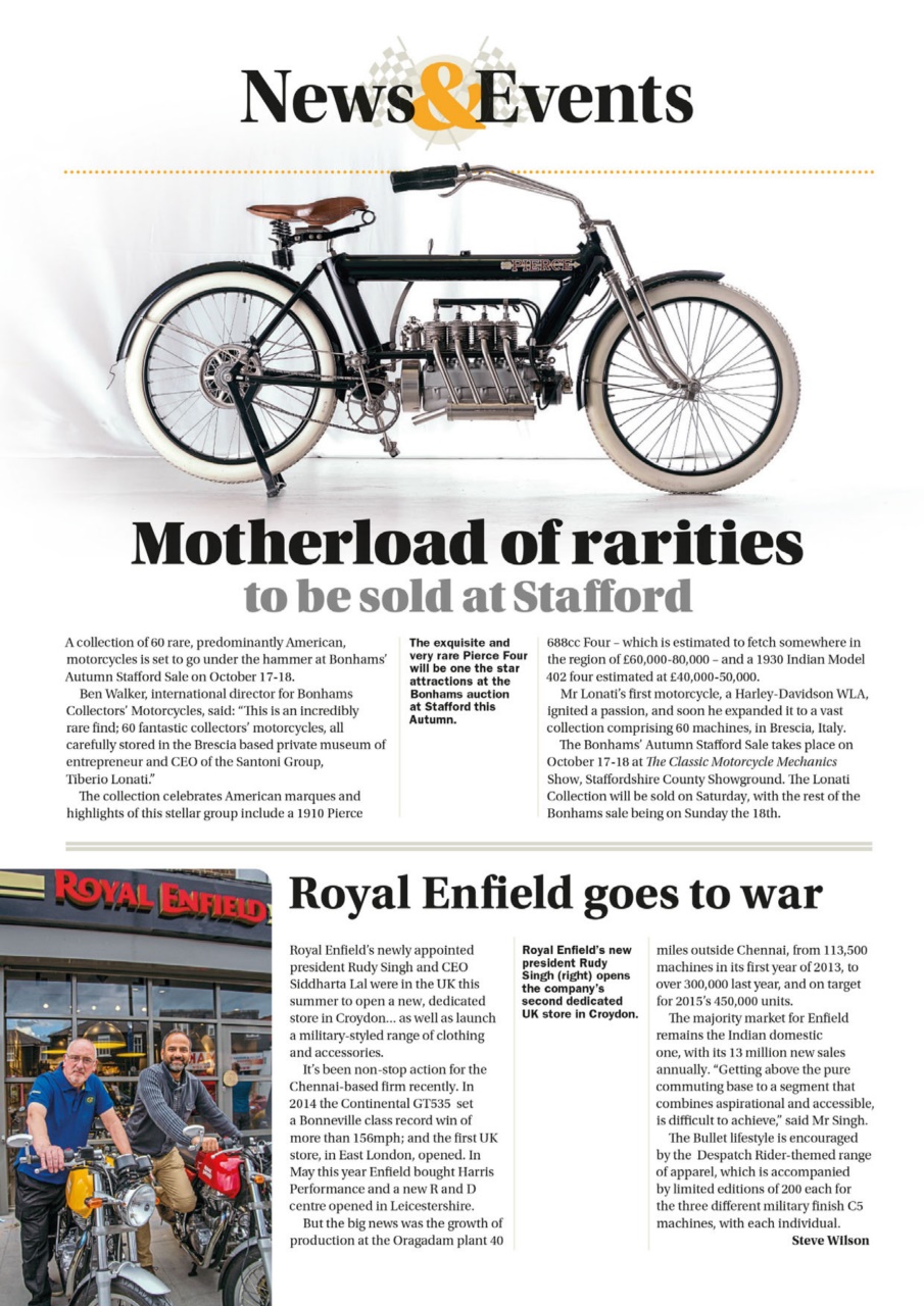 The Classic MotorCycle Preview Pages