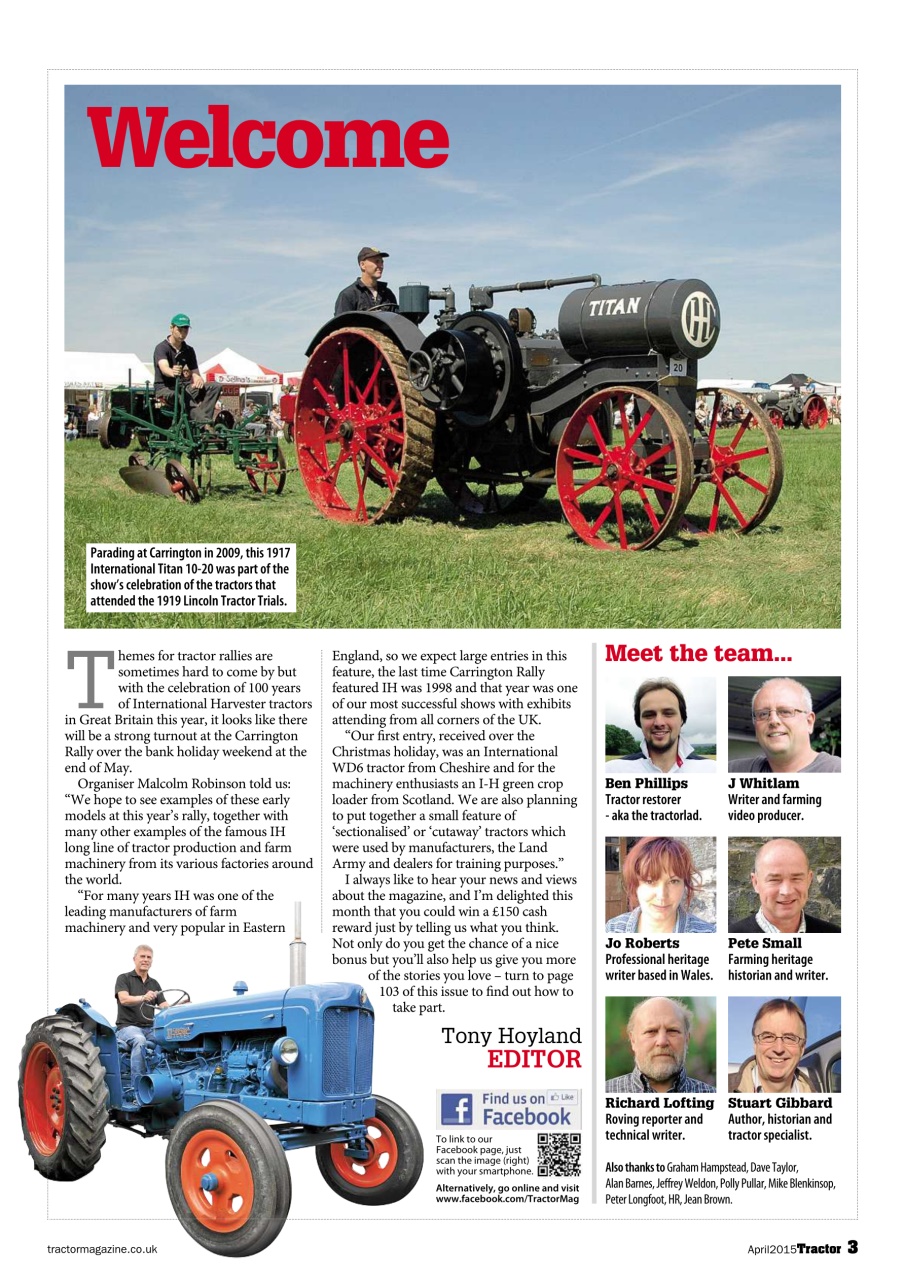 Tractor & Farming Heritage Magazine Preview Pages