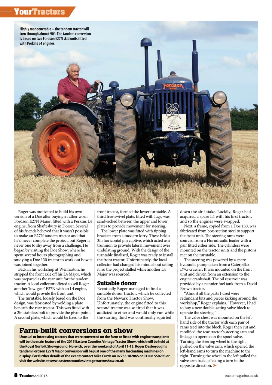 Tractor & Farming Heritage Magazine Preview Pages