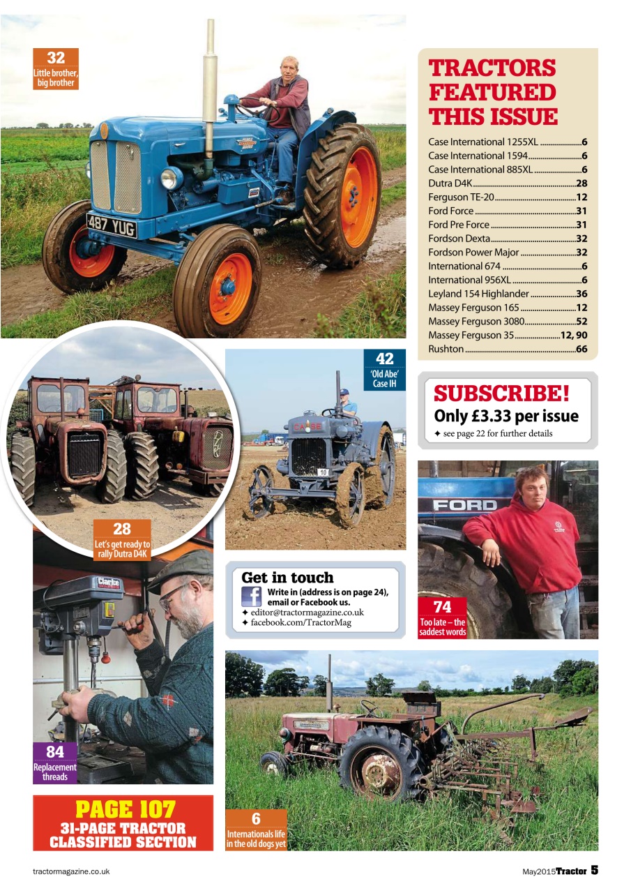 Tractor & Farming Heritage Magazine Preview Pages