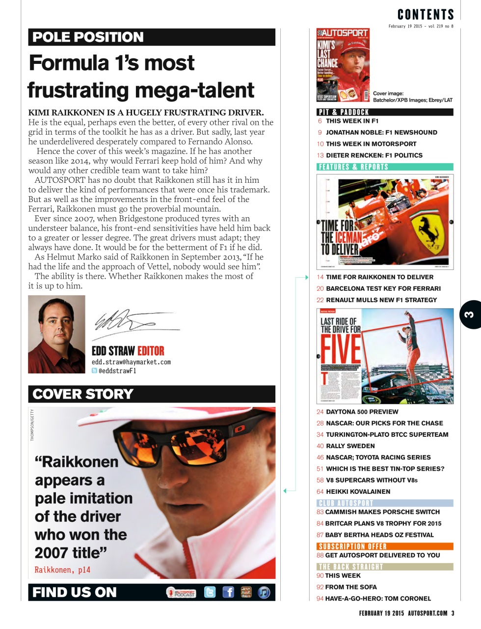 Autosport Preview Pages