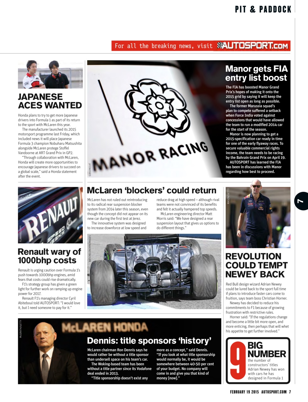 Autosport Preview Pages