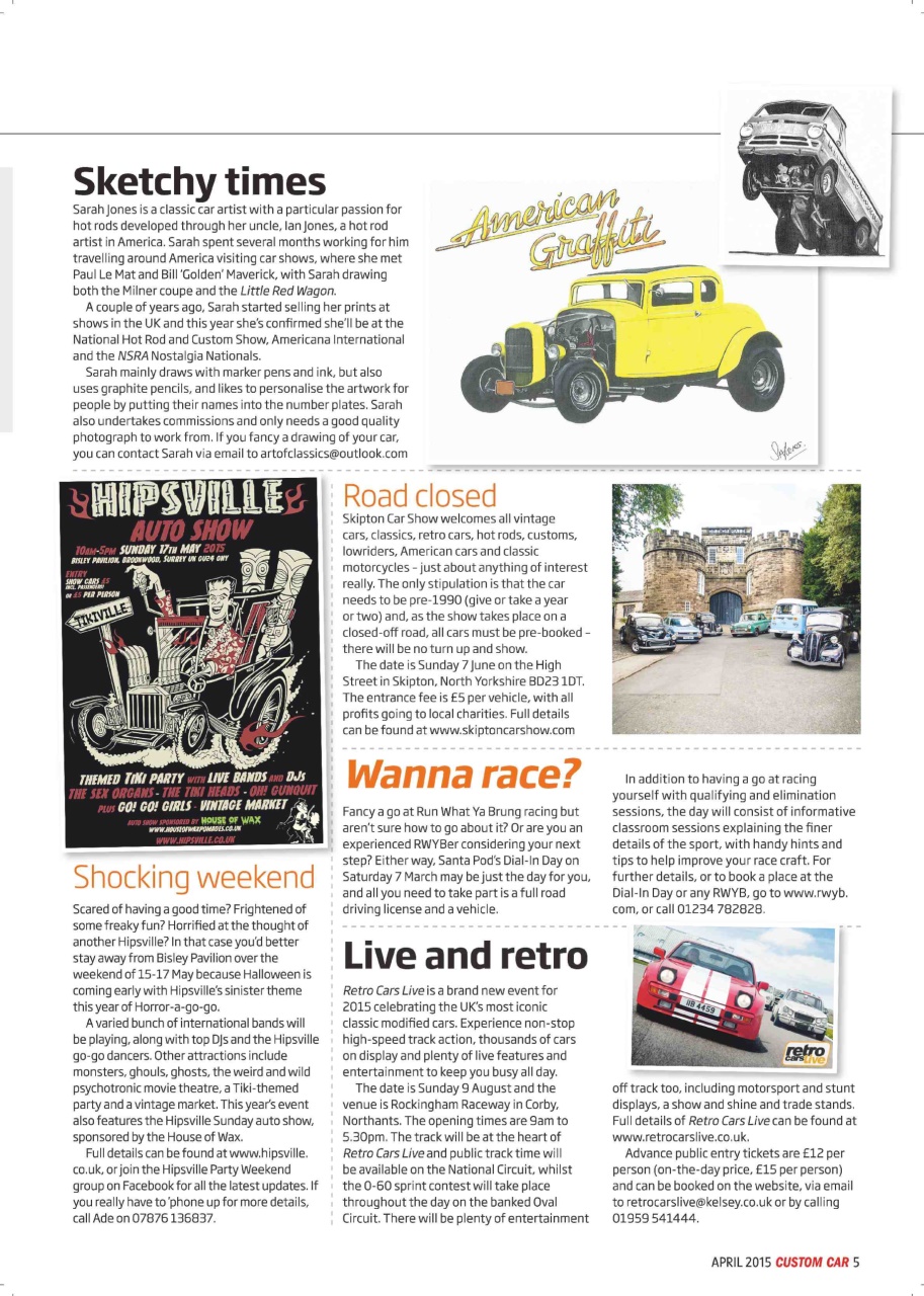 Custom Car Preview Pages