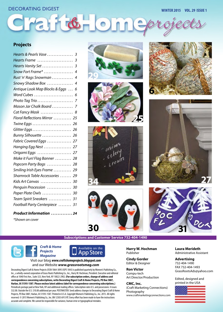 Craft & Home Projects Preview Pages