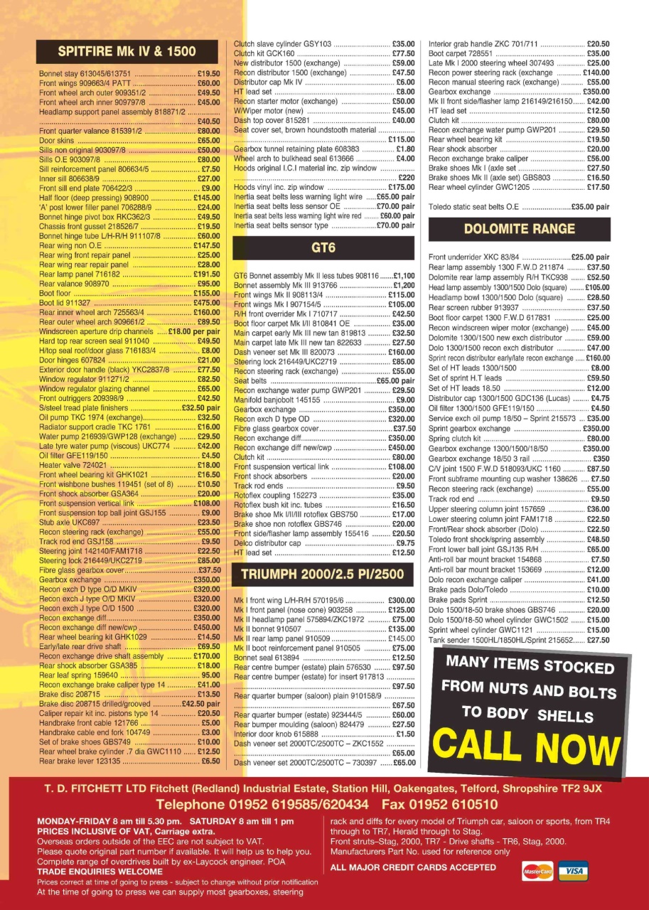 Triumph World Preview Pages