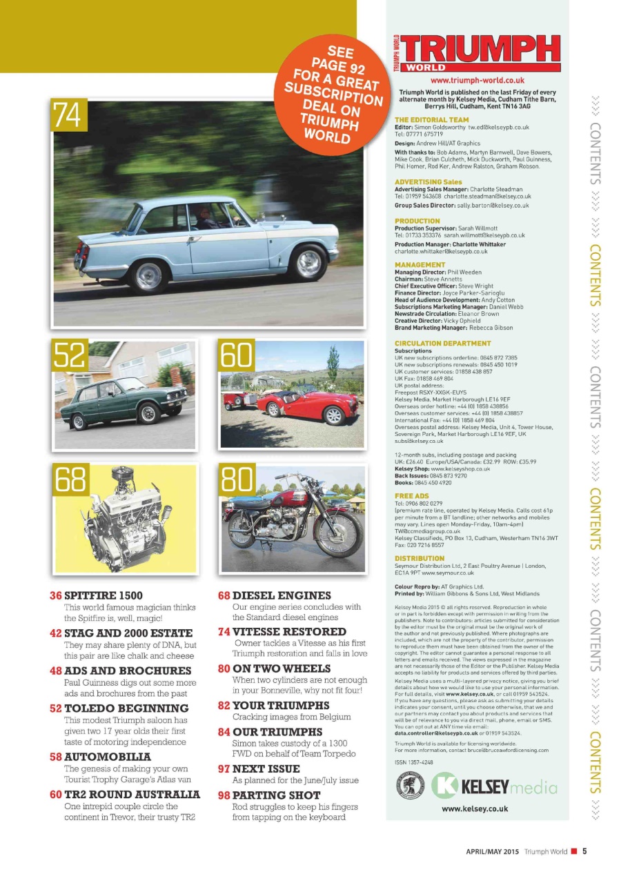 Triumph World Preview Pages