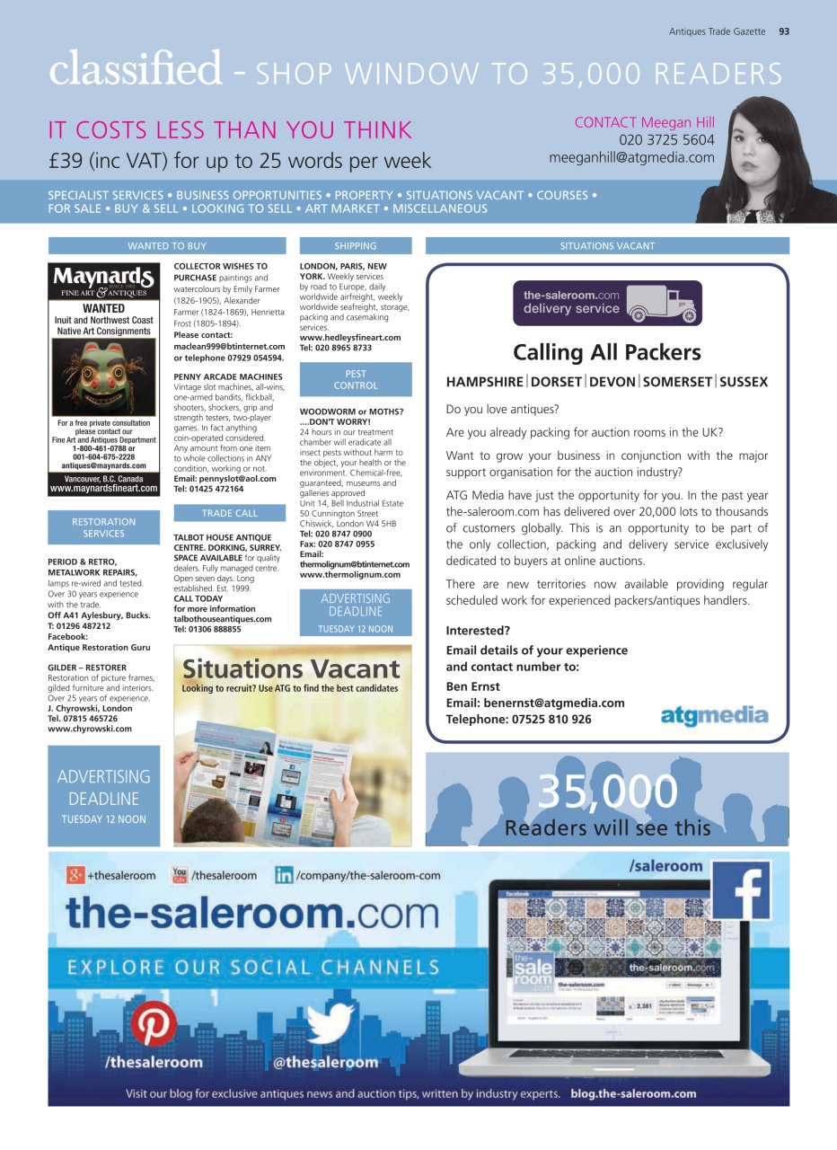 Antiques Trade Gazette Preview Pages