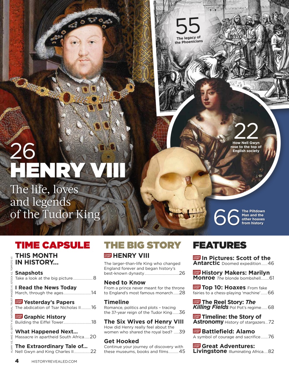 BBC History Revealed Magazine Preview Pages